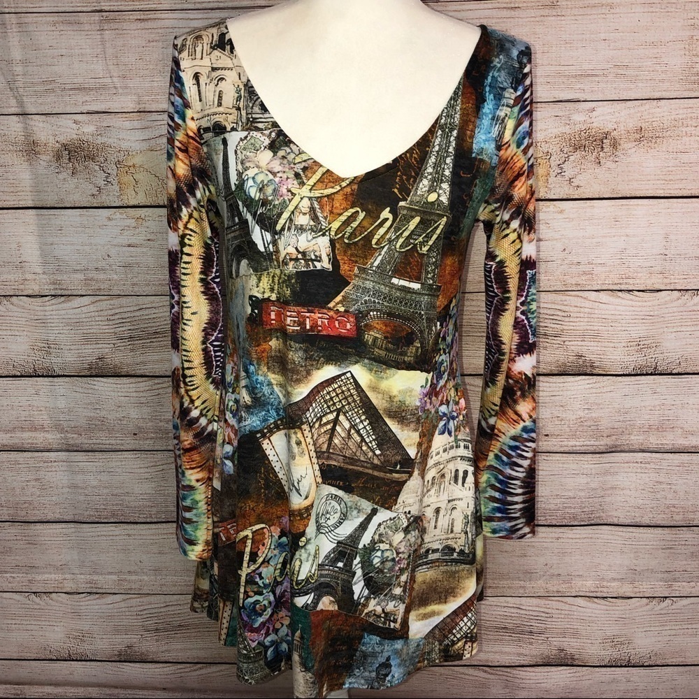 Amma Design Paris Print Dress - Picture 2 of 7